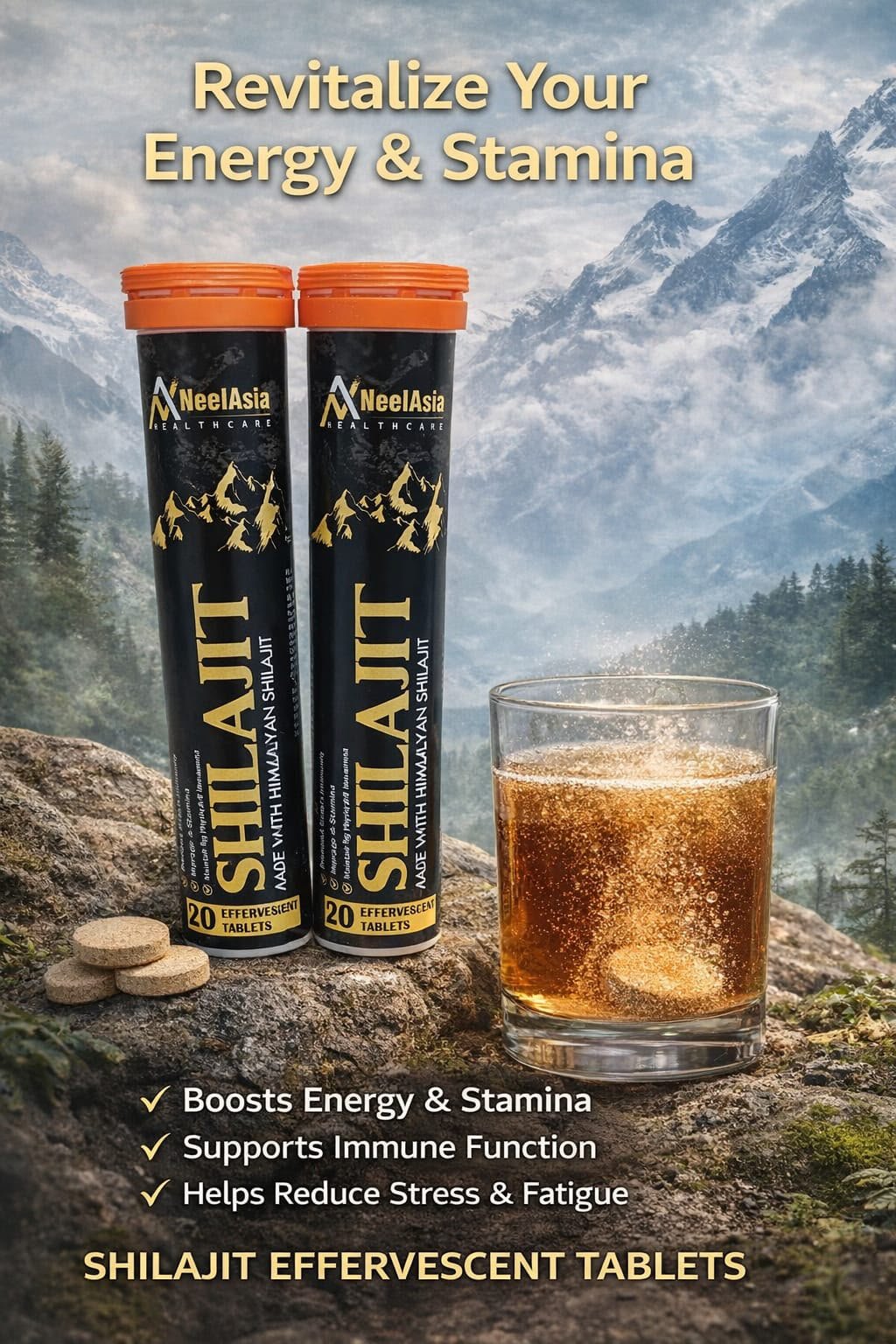 Shilajit Effervescent Tablets